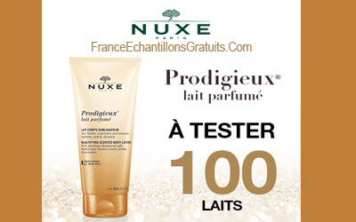 Test de produit Prodigieux Lait Parfume de Nuxe