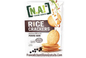Test de produit Rice Crackers poivre noir de Nature Addict