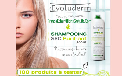 Test de produit : Shampooing sec Purifiant de Evoluderm