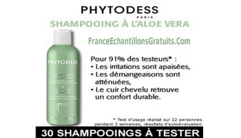 Testez le Shampooing à l'aloe vera Phytodess