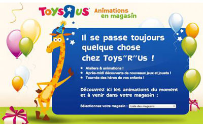 ToysRus animations gratuites
