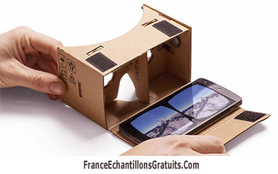 Échantillons gratuits Visionneuse Cardboard