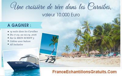 Croisière all inclusive de 2 semaines dans les Caraïbes