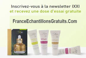 Echantillon gratuit dose d'essai Ixxi