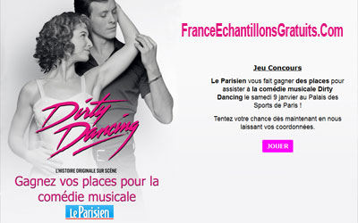 Gagnez 2 places pour assister à la comédie musicale Dirty Dancing