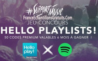 Gagnez un compte premium de 6 mois pour Spotify