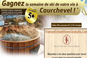 Jeu Concours Une semaine de ski à Courchevel