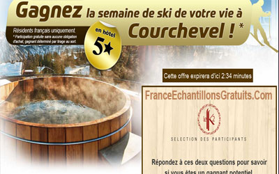 Jeu Concours Une semaine de ski à Courchevel