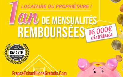 Jeu concours 1 an de mensualites remboursees