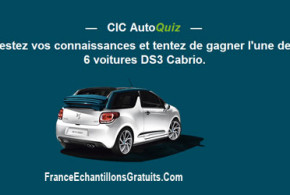 Jeu concours 6 voitures DS3 Cabrio