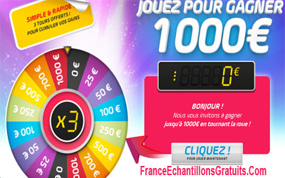 Jeu concours La somme de 1000 euros