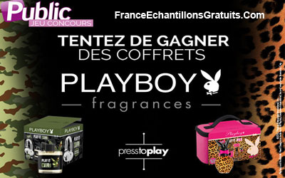 Jeu concours coffrets Playboy Fragrances