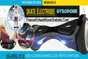 Jeu concours skate électrique à gagner