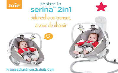 Test de produit Balancelle Serina Joie