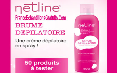 Test de produit, Brume Dépilatoire de Netline