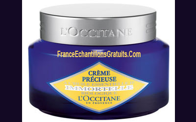Test de produit Crème immortelle L'Occitane