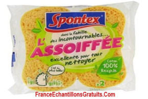 Test de produit éponge Spontex