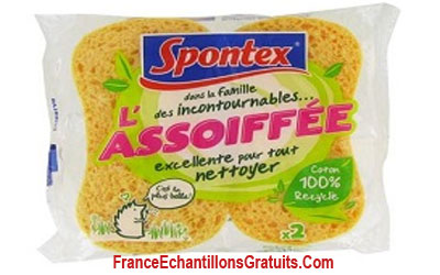 Test de produit éponge Spontex