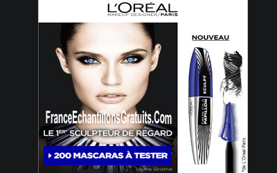 Test de produit Mascara Faux Cils Papillon Sculpt de L'Oréal