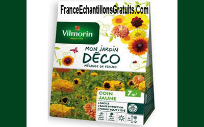 Test de produit, Mélange de fleurs - Coin Jaune de Vilmorin