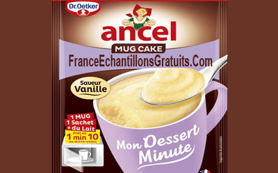 Test de produit Mug Cake - Semoule au lait - ANCEL