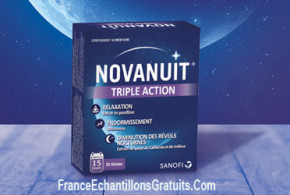 Test de produit Novanuit Triple action