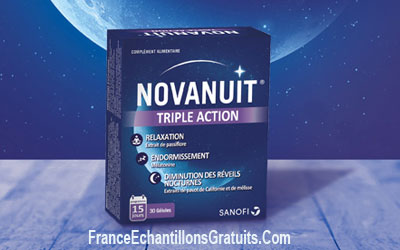 Test de produit Novanuit Triple action