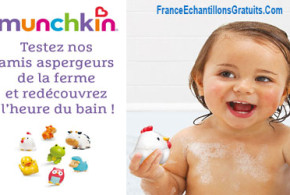 Test de produit aspergeurs de bain Munchkin