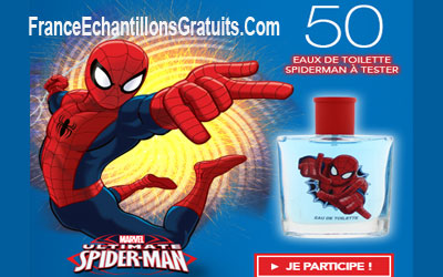 Test de produit l'Eau de Toilette Spiderman de Corine de Farme