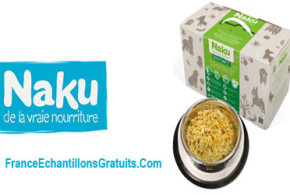 Test produit Nourriture Naku pour chien