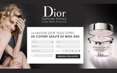 Echantillon gratuit, Coffret beauté Capture Totale Dior