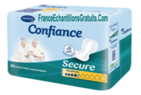 Echantillon gratuit, Serviettes et protège-slips Confiance