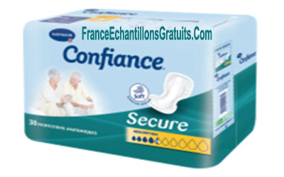 Echantillon gratuit, Serviettes et protège-slips Confiance