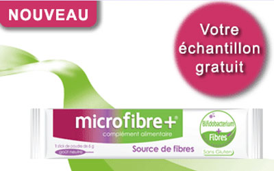 Echantillon gratuit, complément alimentaire Microfibre+