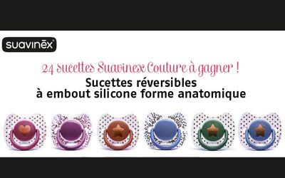 Gagnez 24 tétines Suavinex