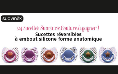 Gagnez 24 tétines Suavinex