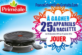 Gagnez 25 appareils à raclette