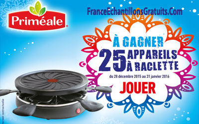 Gagnez 25 appareils à raclette