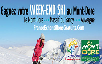 Gagnez 4 week-ends au ski pour 2 au Mont Dore