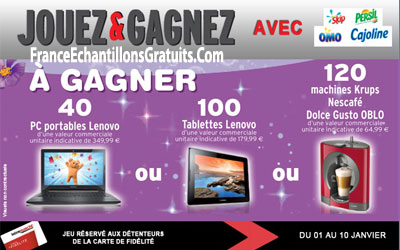 Gagnez 40 ordinateurs portables Lenovo