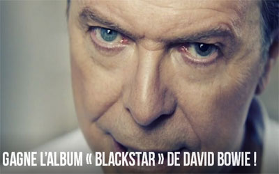 Gagnez 5 albums CD "Blackstar" de David Bowie