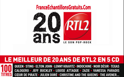 Gagnez Des albums CD de la compilation "20 ans RTL2"