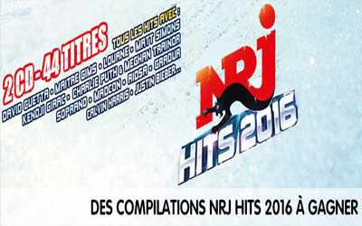 Gagnez des albums CD de la compilation "NRJ Hits 2016"