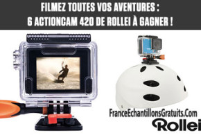 Gagnez 6 caméras "Actioncam 420" Rollei