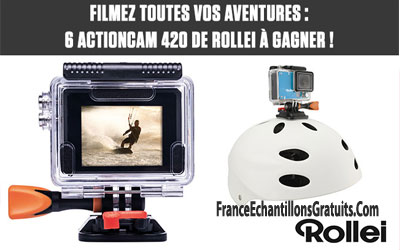 Gagnez 6 caméras "Actioncam 420" Rollei