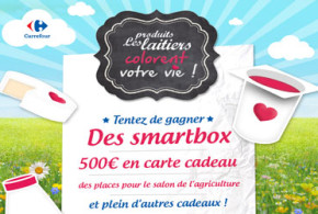 Gagnez 5 cartes cadeau Carrefour de 500 euros
