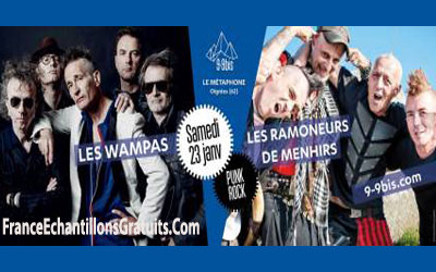 Gagnez des invitations pour le concert des Wampas