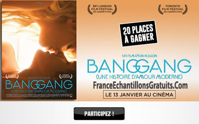 Gagnez des places de cinéma pour le film "Bang Gang"