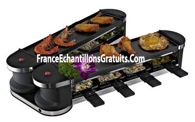 Gagnez 10 doublés raclette et grill de Telefunken