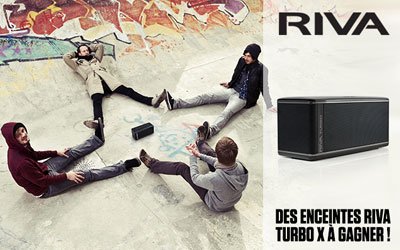 Gagnez 4 enceintes RIVA Turbo X